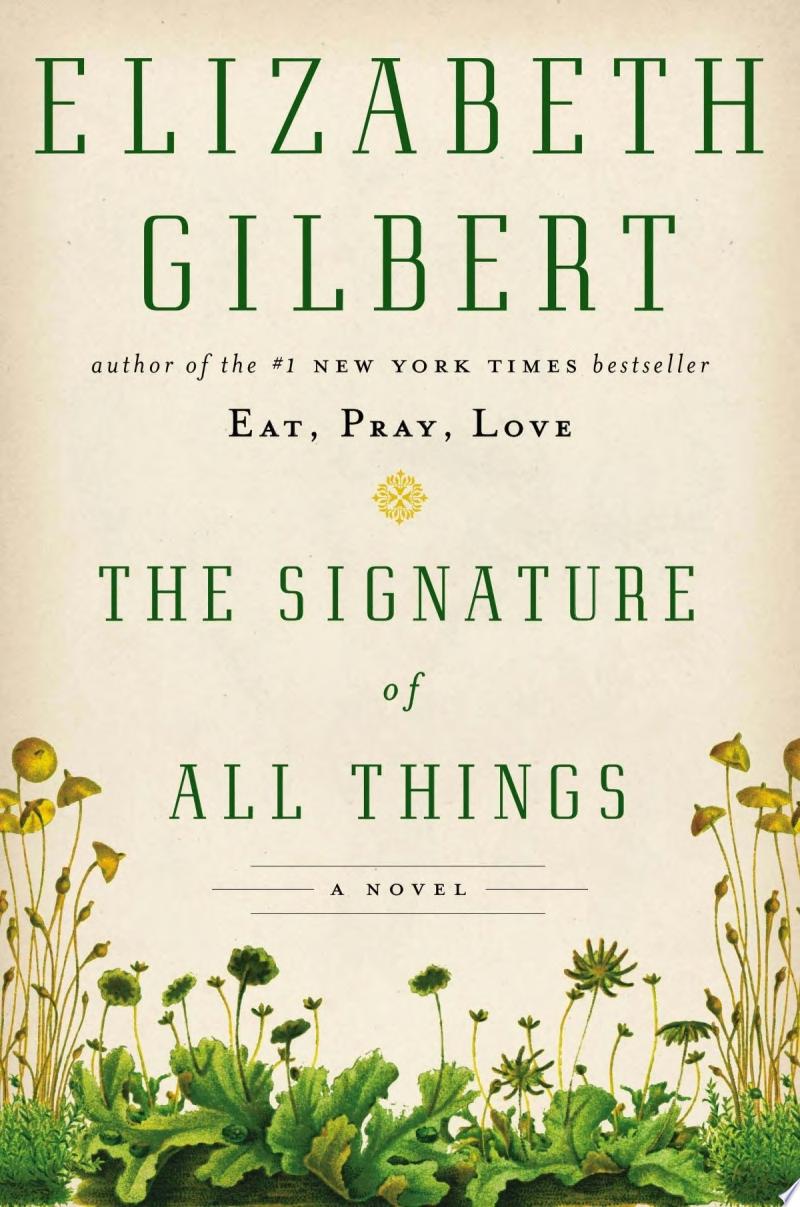 Image for "The Signature of All Things"