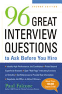 Image for "96 Great Interview Questions to Ask Before You Hire"