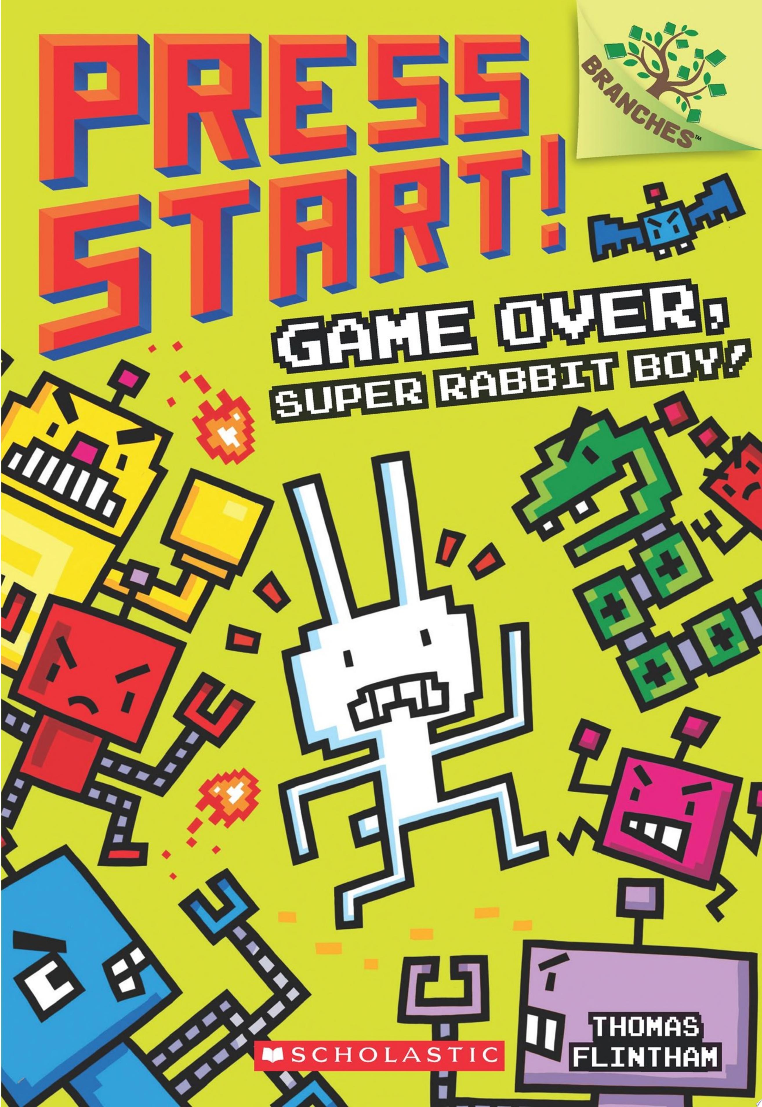 Image for "Game Over, Super Rabbit Boy! A Branches Book (Press Start! #1)"