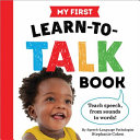Image for "My First Learn-To-Talk Book"