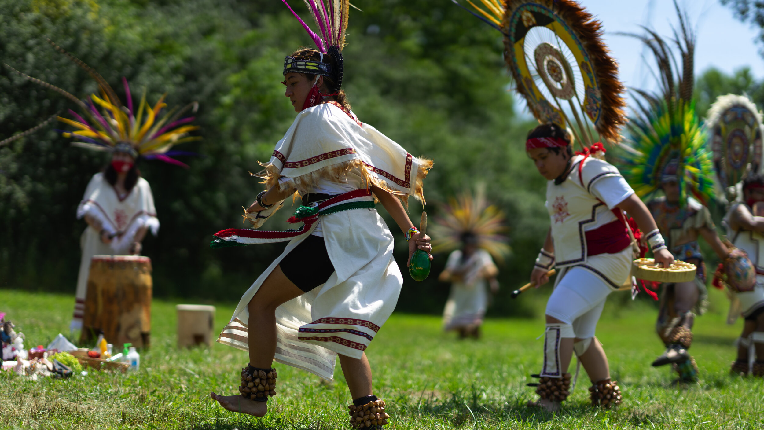 Photo of Xochitl-Quetzal, an Aztec Dance Troupe