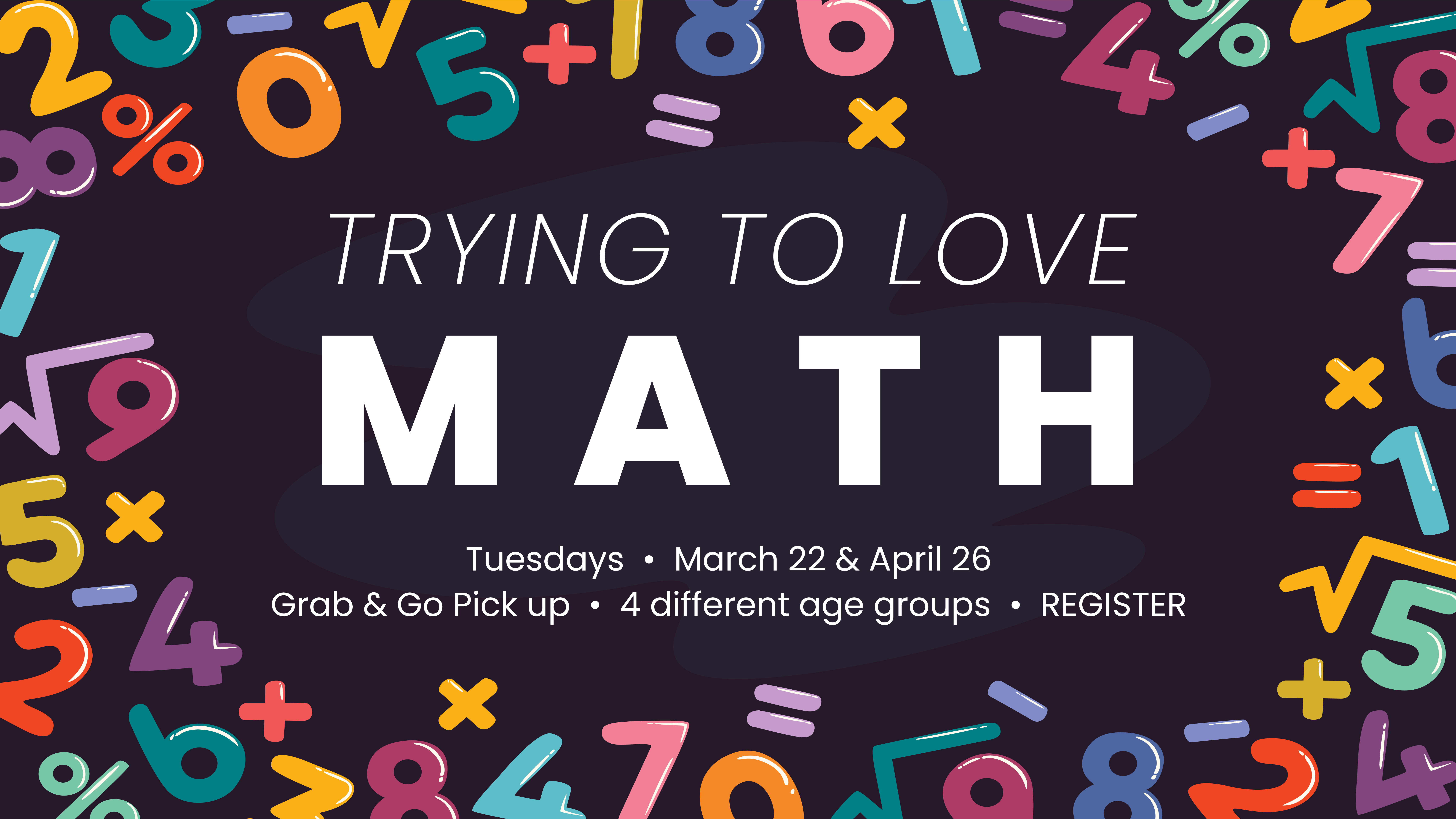 Trying to love math image