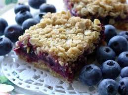 photo of blueberries and a blueberry bar