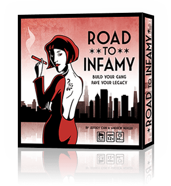 Image of the Road to Infamy board game