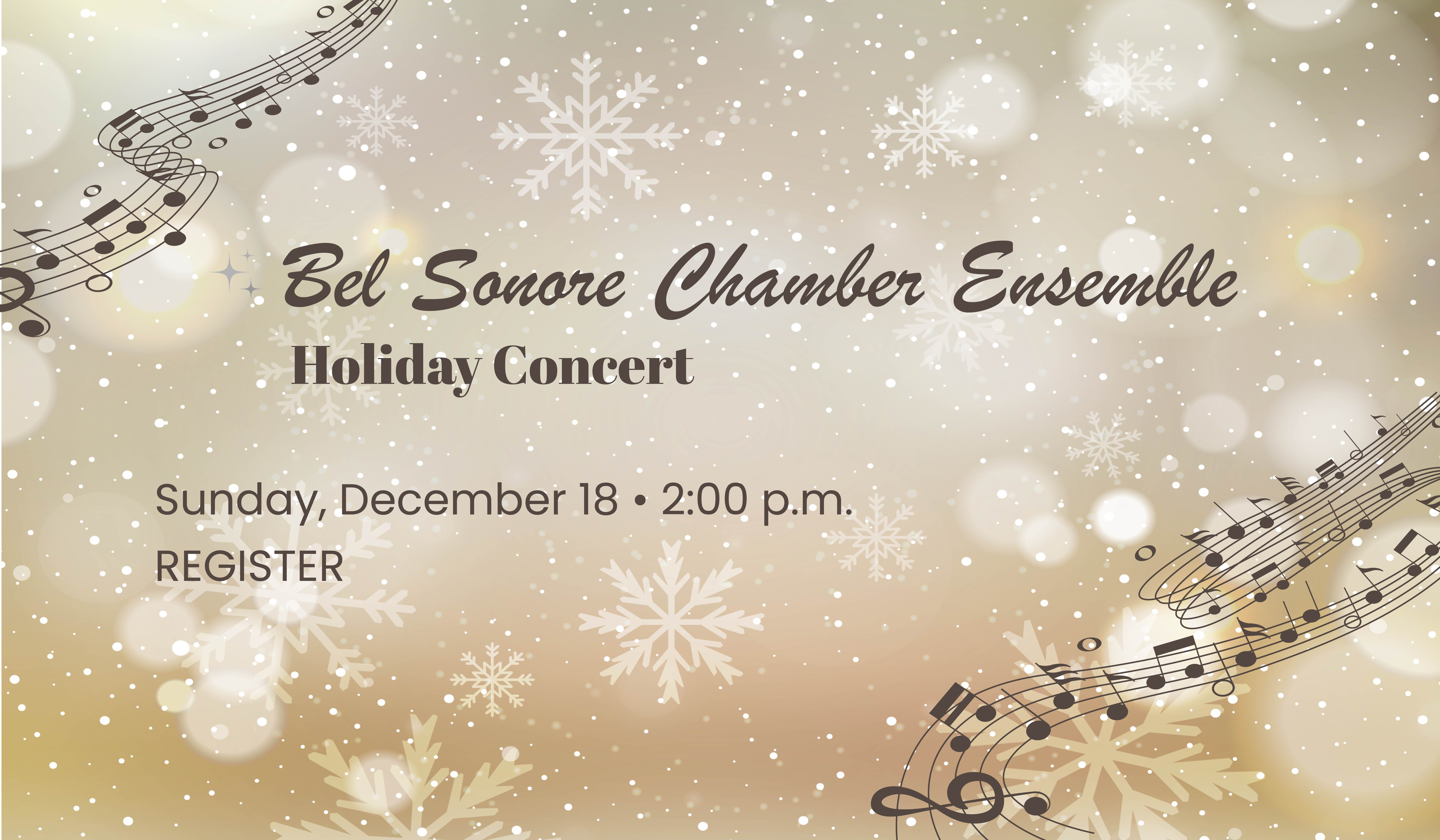Bel Sonore holiday concert