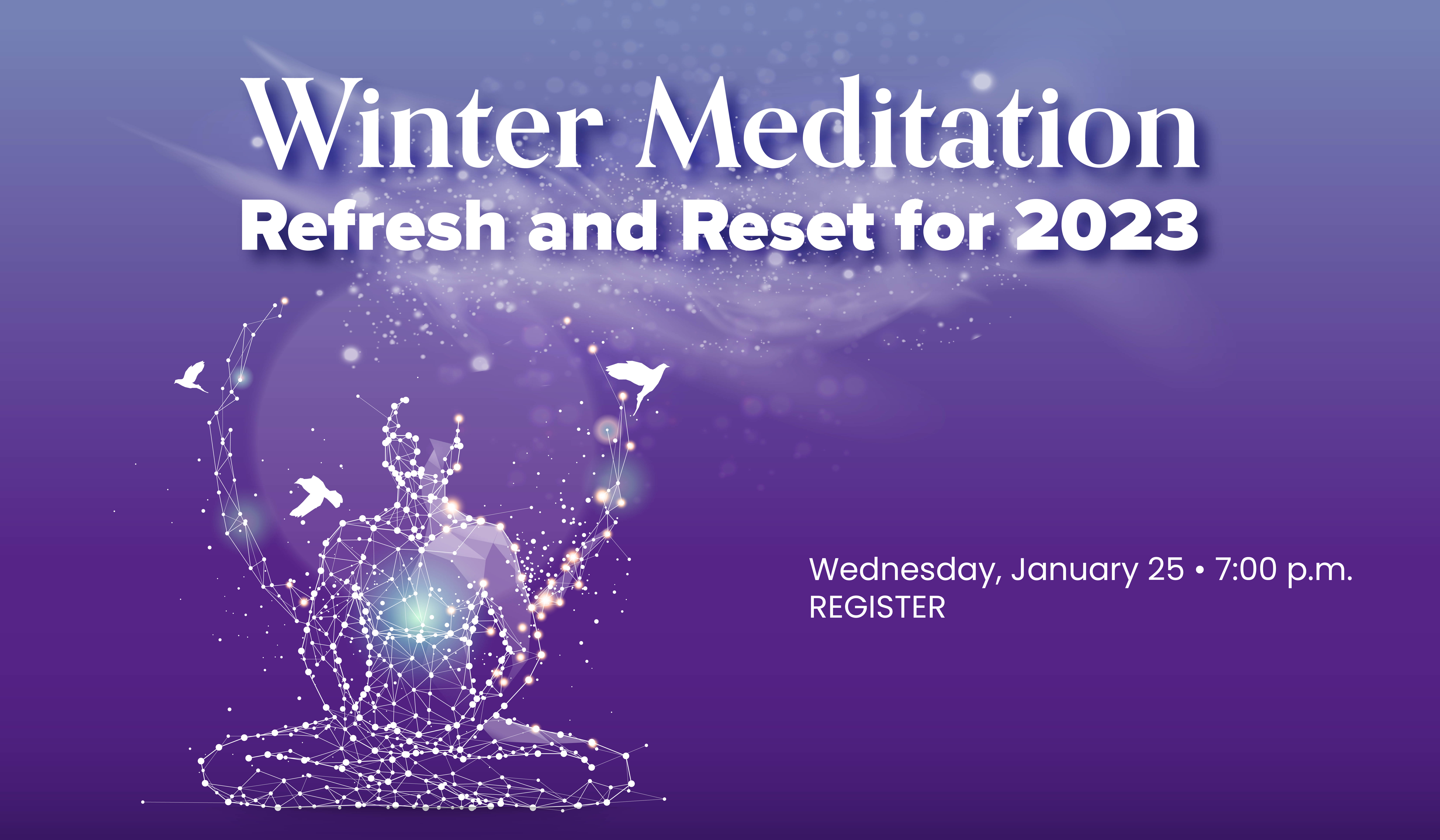 Winter meditation image