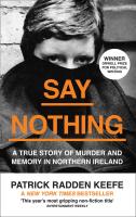 Say Nothing by Patrick Radden Keefe book cover