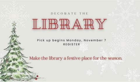 Decorate the library