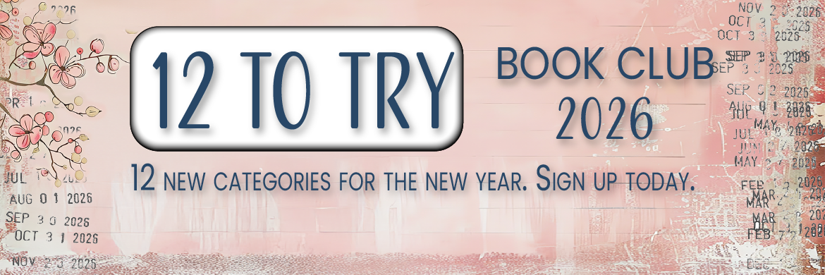 image for 12 To Try 2026 reading challenge. Link to landing page.