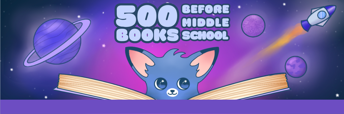 image for 500 books before Middle School program